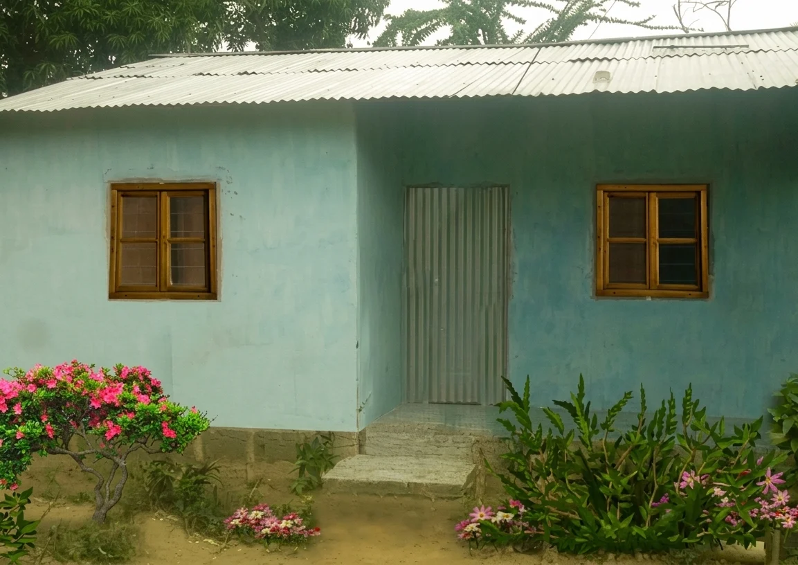 Vivienda digna terminada por la Fundación Hepacom
