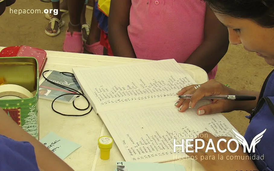 Children and community supported by the Hepacom Foundation