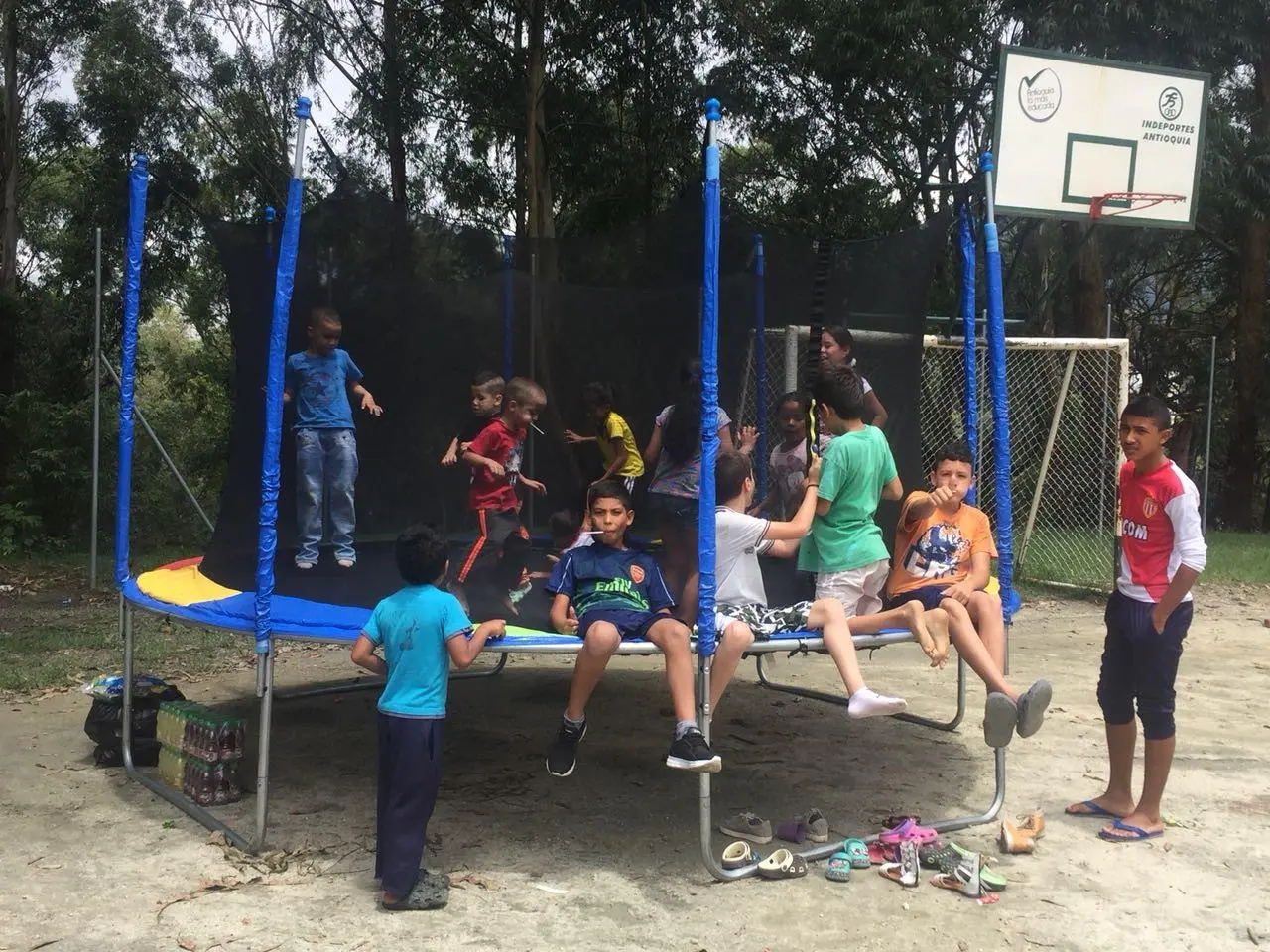 Delivery of donations and food baskets to families by Hepacom