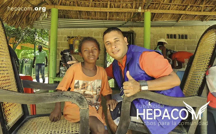 Volunteers and team from the Hepacom Foundation