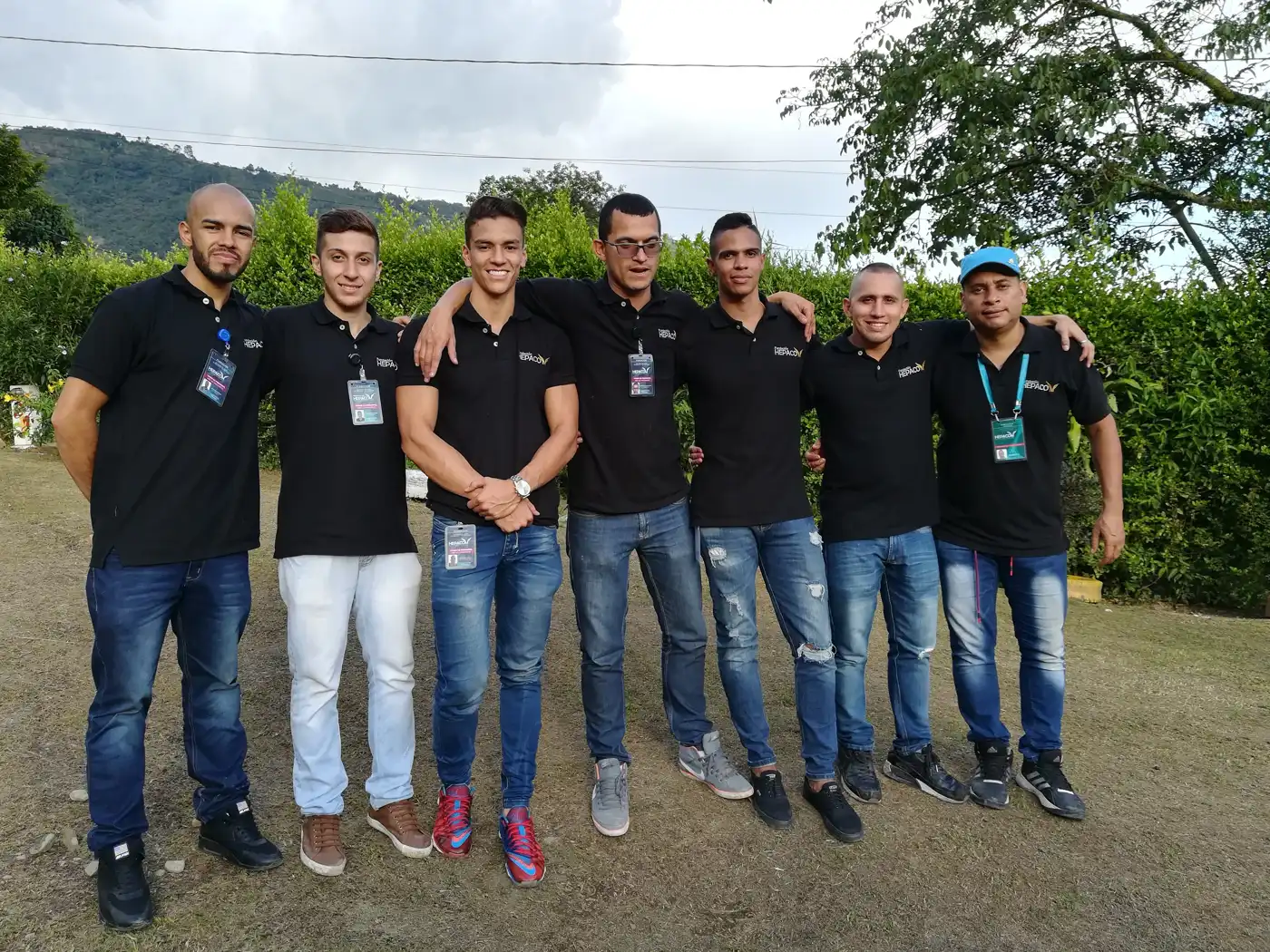 Volunteers and team from the Hepacom Foundation