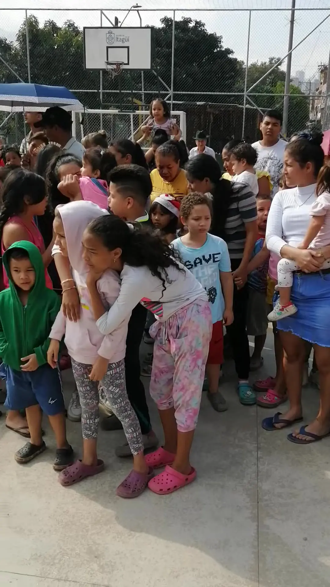 Children at the Hepacom Foundation's Christmas event
